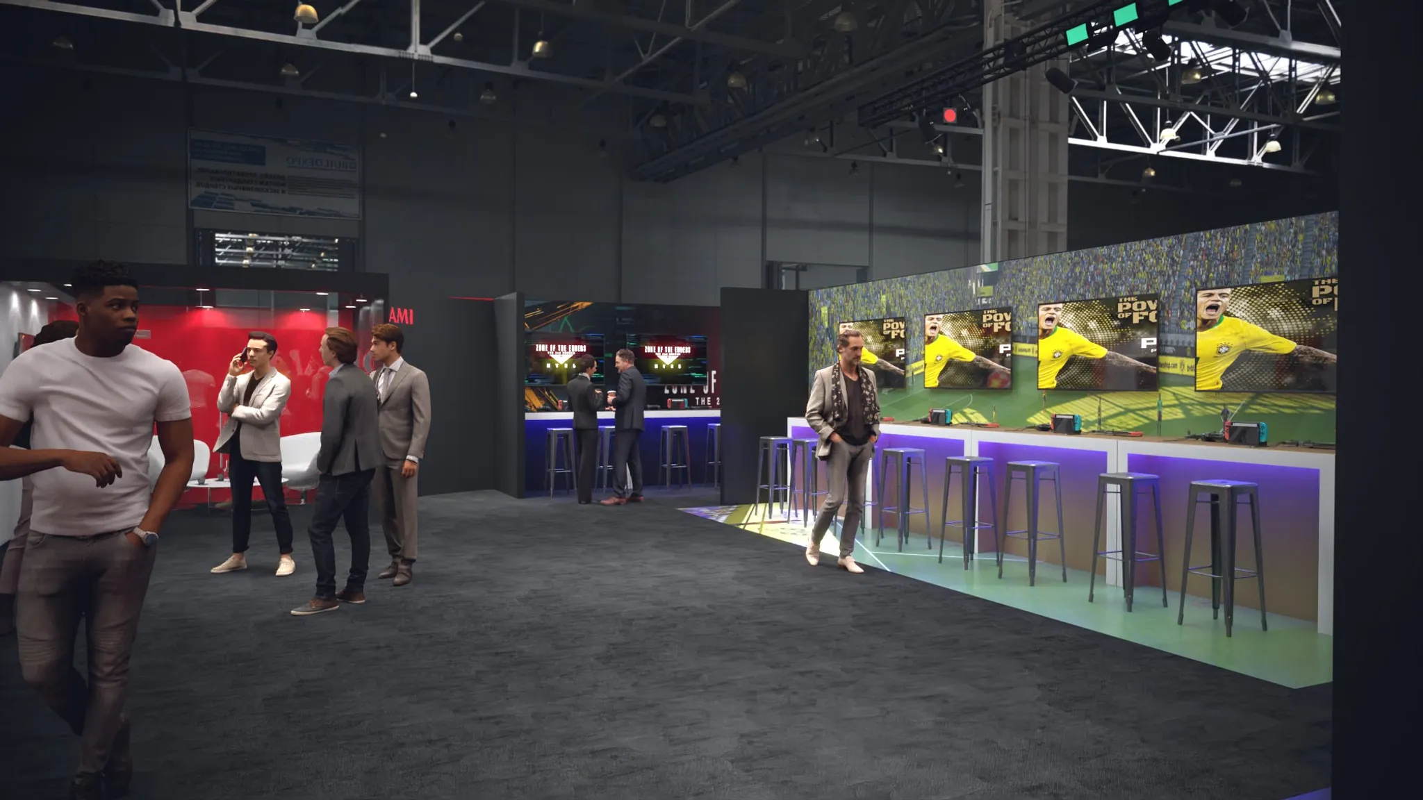 50x50 Île booth design by Reaction Space